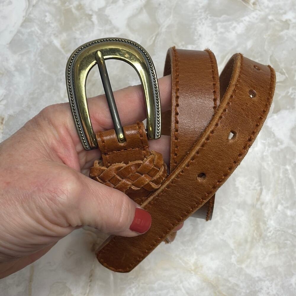 Vintage Liz Claiborne preppy leather belt